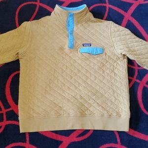 Patagonia quilted snap pullover